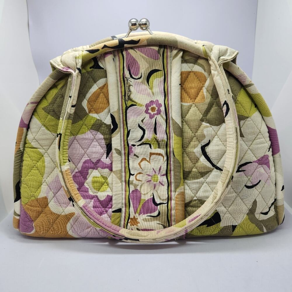 Vera Bradley Portobello Road Eloise Shoulder Bag Half Moon Kiss - Lock Closure